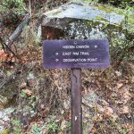 Hidden Canyon Trail Sign